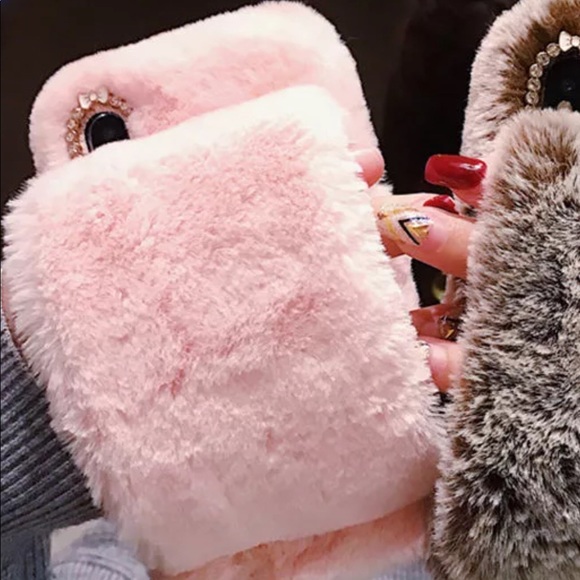 Accessories Pink Fluffy Iphone Case Poshmark